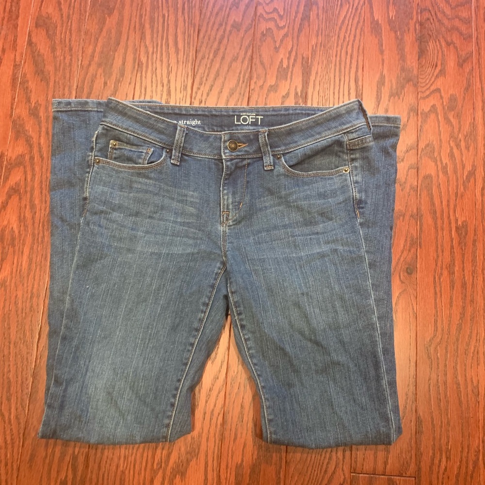 LOFT Modern Straight Jeans SZ 2P
